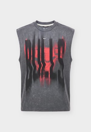 Nike Performance, CHICAGO BULLS CHI ICON - T-shirt imprimé - iron grey/white