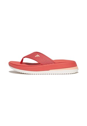 FitFlop, SURFF TWO-TONE WEBBING TOE-POST  - Teenslippers - rosy coral