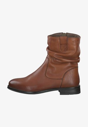 s.Oliver, Classic ankle boots - cognac
