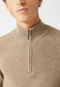 Rodier HALF-ZIPPED   - Trui - taupe