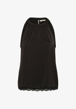 Cream, CRALMINA HALTER TOP - Blouse - pitch black