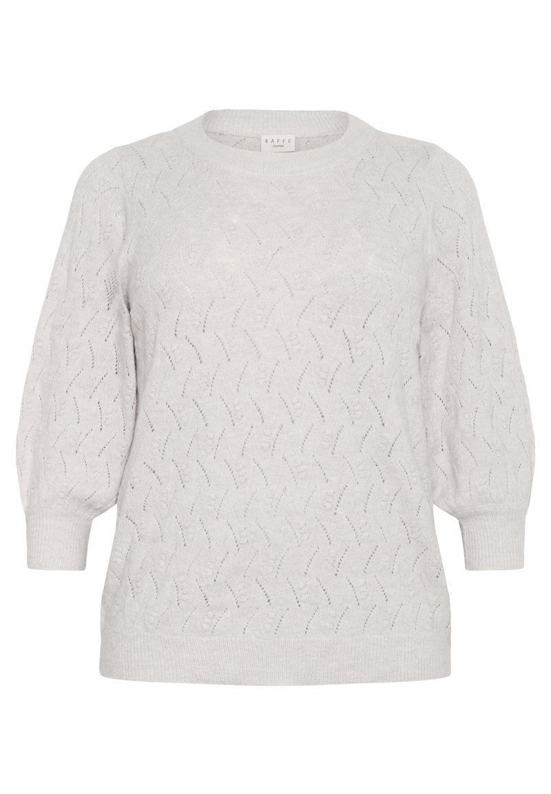 Kaffe Curve Trui lichtgrijs