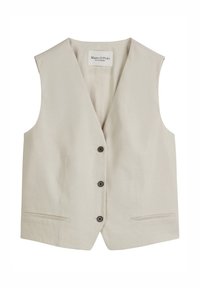 REGULAR AUS STRETCH - Weste - silky stone