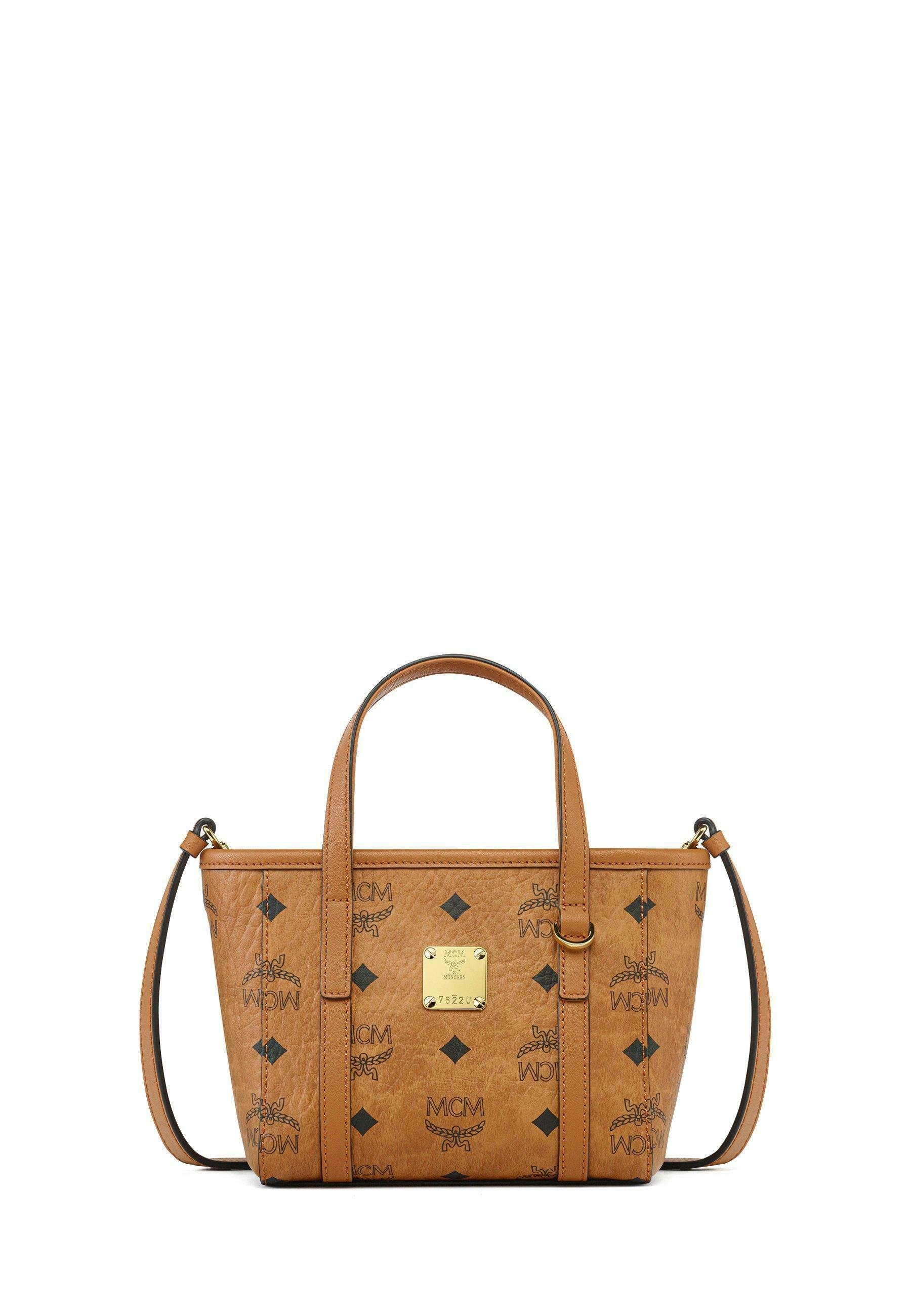 MCM TONI MIT REISSVERSCHLUSS OBEN Handbag cognac Zalando