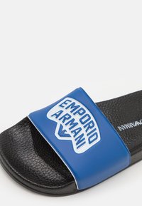 Emporio Armani UNISEX - Pantofle - royal blue/white