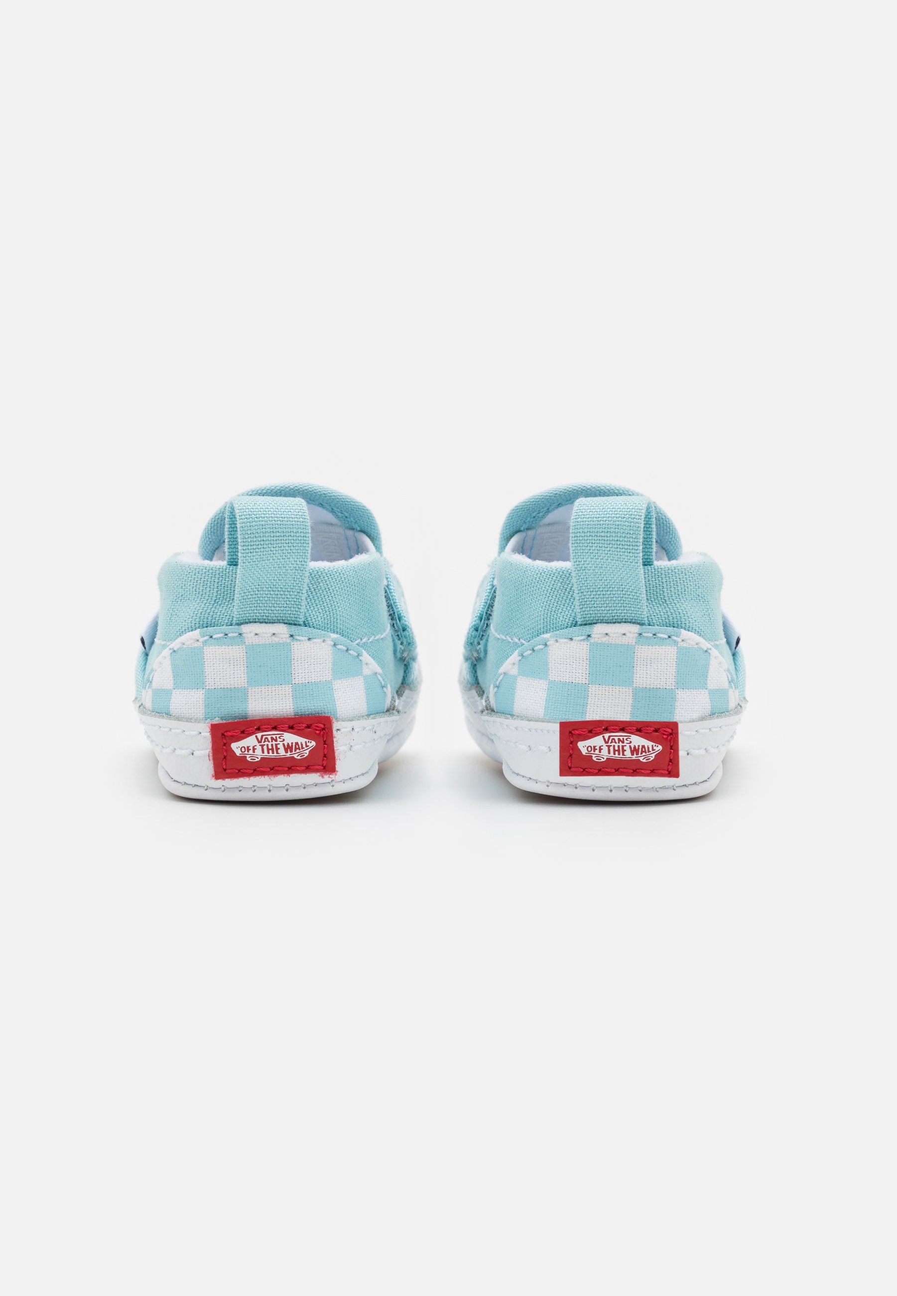 Vans IN SLIP-ON CRIB - Chaussons pour bébé - aquatic/true white/bleu clair  - ZALANDO.FR