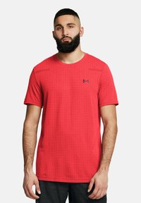 Under Armour VANISH SEAMLESS GRID - Spordi T-särk - racer red (713)