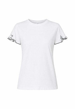 Yes Zee, T-SHIRT - T-shirt con stampa - bianco
