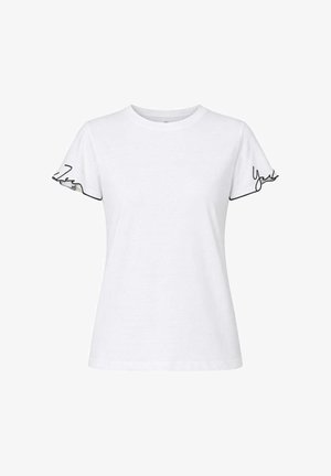 Yes Zee, T-SHIRT - T-shirt con stampa - bianco