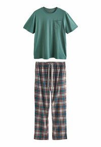 Unselected, green grey check