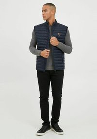 INDICODE JEANS IDDavide - Strukirani kaput - navy