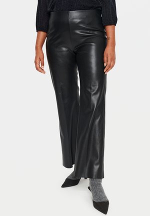 Saint Tropez DOWIE FLARED - Stoffhose - black