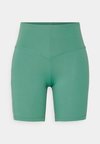 HIGH WAISTED BIKER SHORTS - Trikoot - green