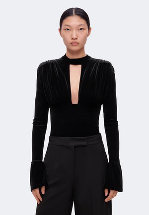 Undress Code, WHISPER BODYSUIT - Блуза с дълги ръкави - black
