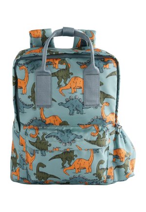 Next School bag - blue dinosaur print