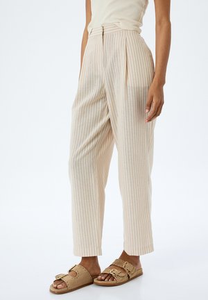 WIDE - Pantalones - beige