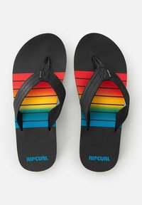 Rip Curl RIPPER BLOOM OPEN - Pool slides - black red