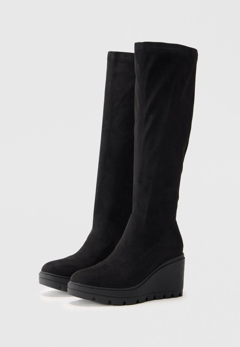 Bottes De Neige En Daim à Semelle Compensée | Marron | Tommy Hilfiger