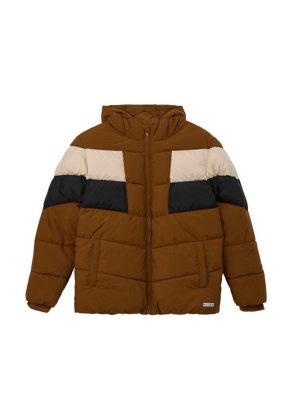 IN COLOUR-BLOCKING-OPTIK - Winterjacke - zimt