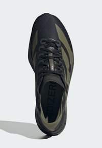 adidas Performance ADIZERO ADIOS PRO 4 - Road running shoes - core black focus olive charcoal