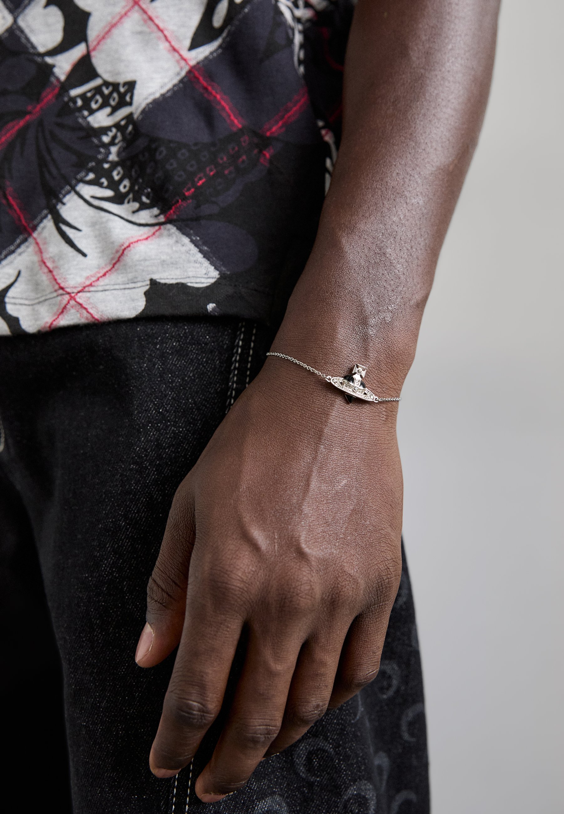 Vivienne Westwood NEW HEART BRACELET UNISEX - Bracelet - silver 