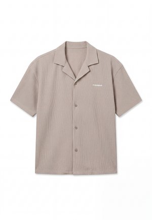 Pegador, TROY PLISSEE SUMMER SHIRT - Ing - warm taupe