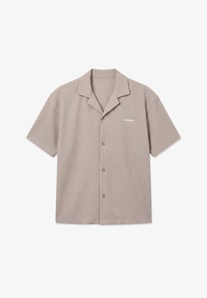 Pegador, TROY PLISSEE SUMMER SHIRT - Pluus - warm taupe