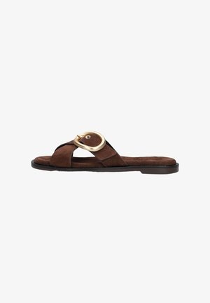 Notre-V, NOTRE-V DAMES SLIPPERS 993R 2302095. - Mules - marron