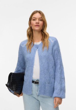 Vero Moda, VMSHELL Knit - Gilet - brunnera blue