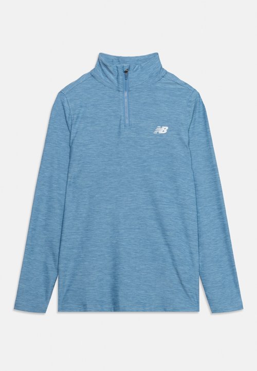 New Balance QUARTER ZIP FUNNEL - Sweatshirt - heron blue — foto 3