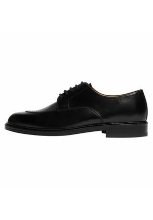 CHUCK - Elegantna obuća s vezicama - black calf