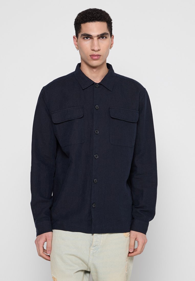 Selected Homme Overhemd donkerblauw