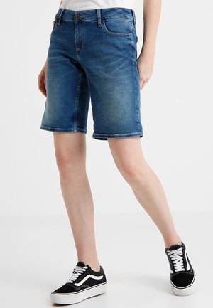 Jeansshorts - blue denim