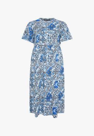Yours Clothing, WOMEN'S MIDI DRESSES - Jersey dress - light blue