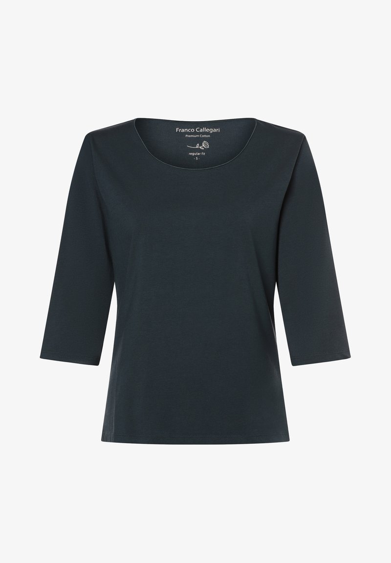 Franco Callegari Langarmshirt - petrol