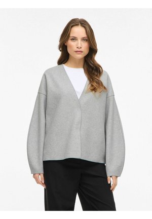 VIJUICE LOOSE L/S - NOOS - Cardigan - light grey melange