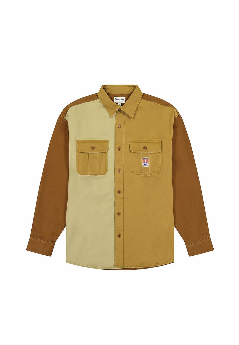 Wrangler Overhemd lichtbruin