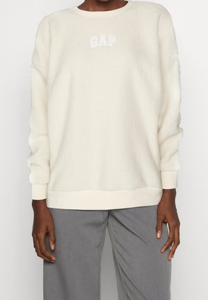 Fleece trui - off-white