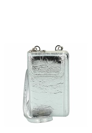 Handyhülle - crinkle silver