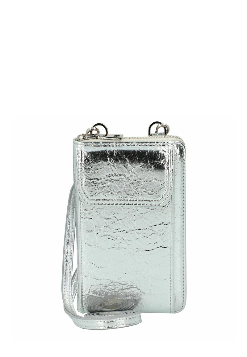 Seidenfelt Telefoonhoesje - crinkle silver