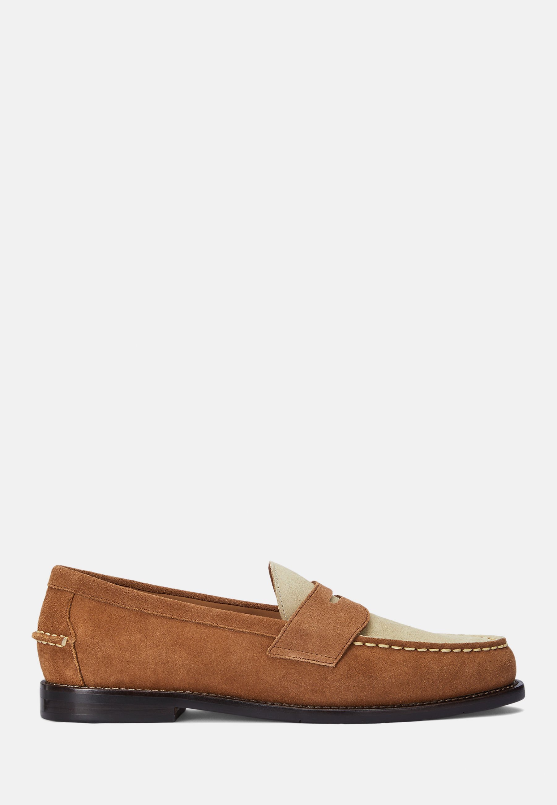 Polo Ralph Lauren Men Anders Penny Slip On Loafers Size US 11D Beige Suede Amazon.com | POLO RALPH LAUREN Men main image 2