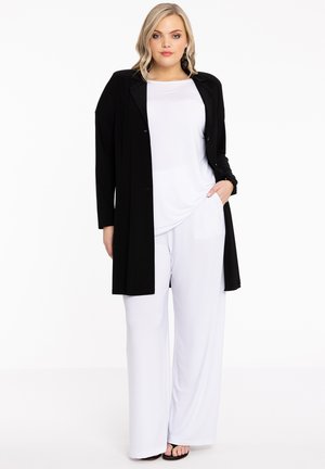 WITH AN ELASTIC WAISTBAND - Bukser - white