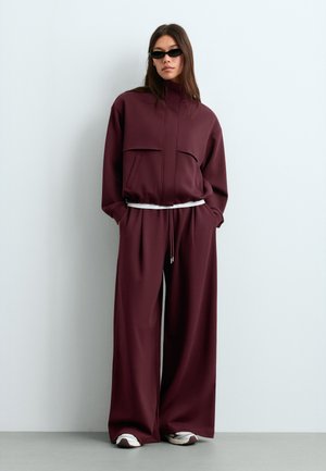 OYSHO, Veste mi-saison - burgundy