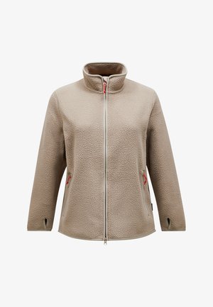 Peak Performance PILE ZIP - Fleece jacket - hellbraun