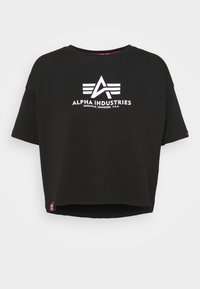Alpha Industries BASIC - Triko s potiskem - black