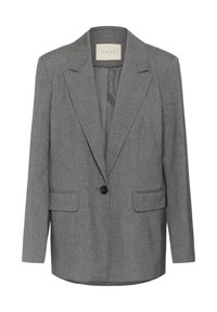 ELLIE - Blazer - grey melange chalk stripe