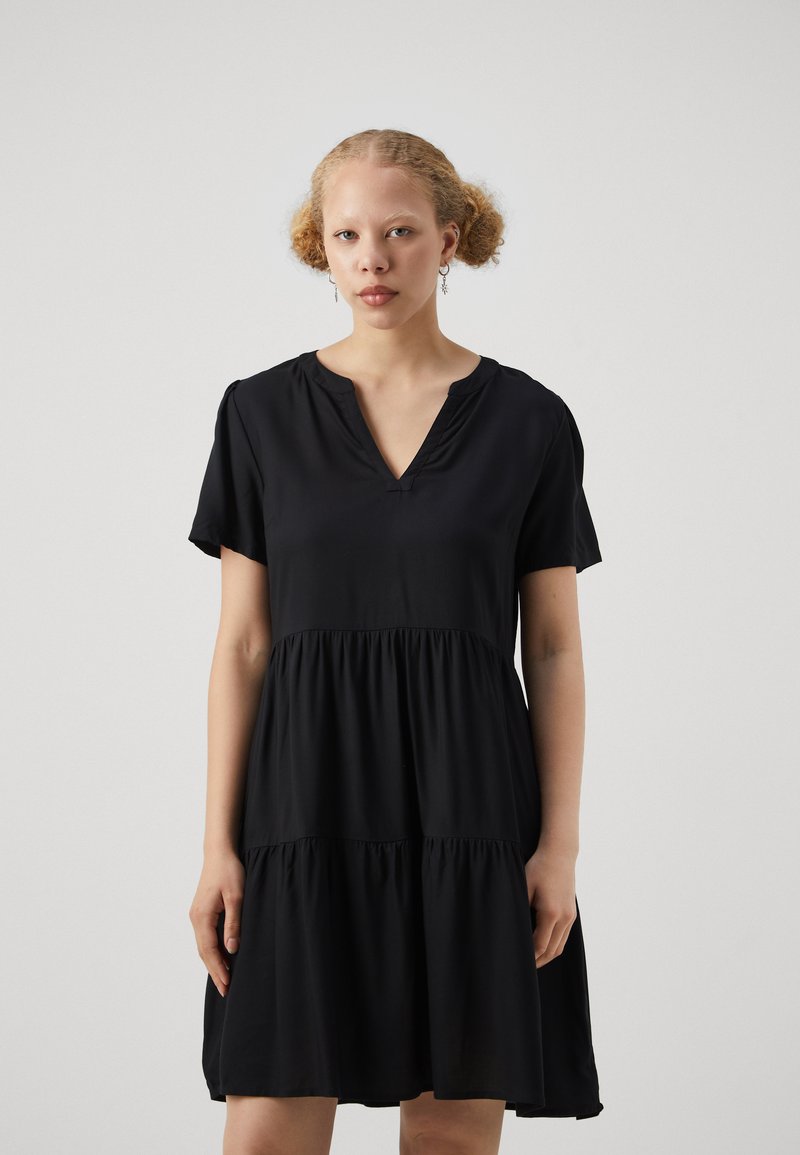 ONLY - ONLZALLY LIFE THEA DRESS - Denní šaty - black, Zvětšit