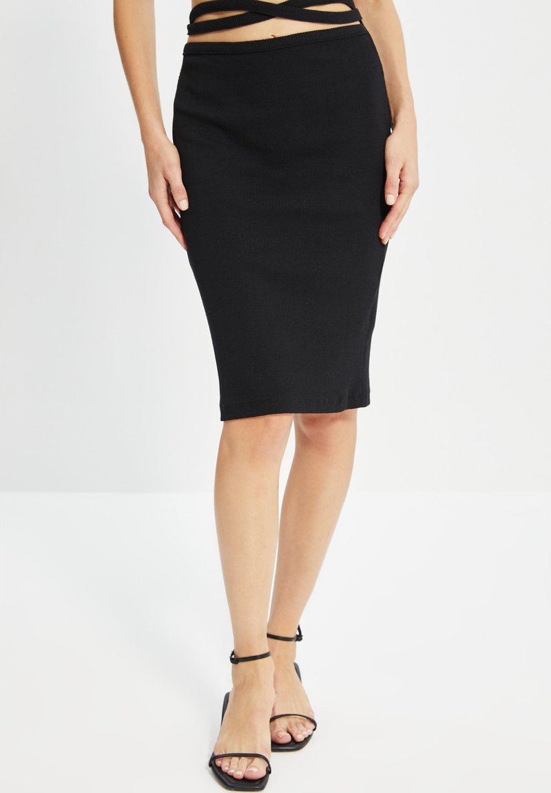 Damen Jeansröcke | Trendyol Bleistiftrockblack/schwarz - BH51848 Damen Jeansröcke | Trendyol Bleistiftrockblack/schwarz - BH51848
