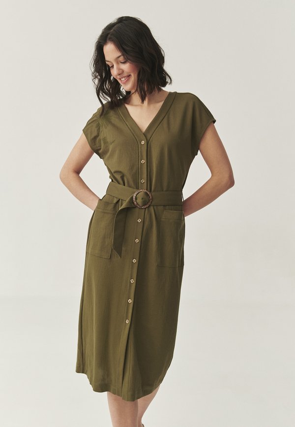 WANKA - Blusenkleid - khaki