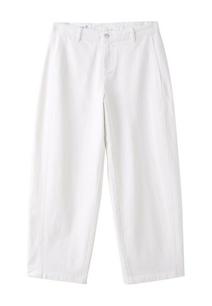 Stradivarius, Široké nohavice - white
